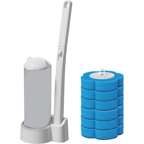 Bürste mit Halter WC Reinigungsbürste robuster Pümpel für