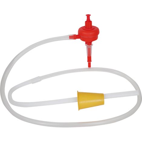 TRAVASATORE UNIVERSALE A SOFFIO '02250' con rubinetto automatico - ENOLANDIA