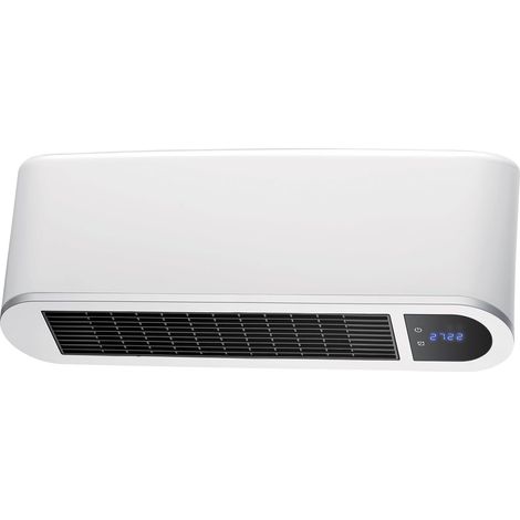 Termoventilatore murale ceramico 2000W. Con telecomando. Bianco (1/5)