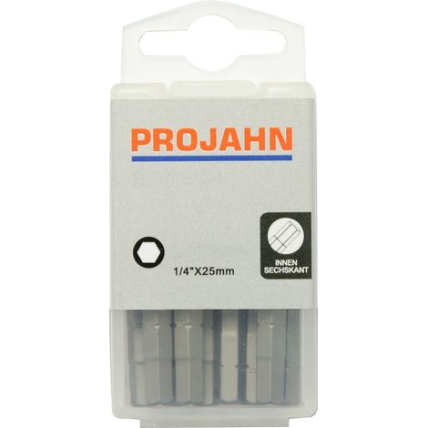 Projahn 1/4 Bit L25 mm Innen-6kant 5 mm 10er Pack (1/3)