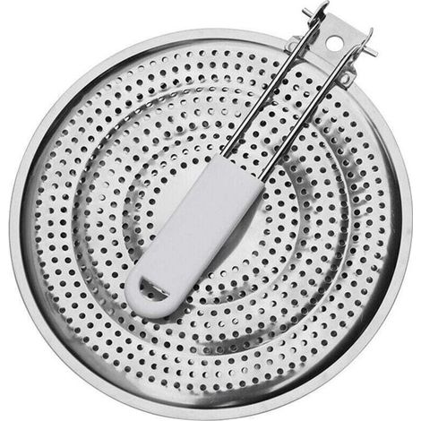 Diffuseur de Chaleur en Acier Inoxydable 21 cm pour Plaque de Cuisson au gaz Uniquement