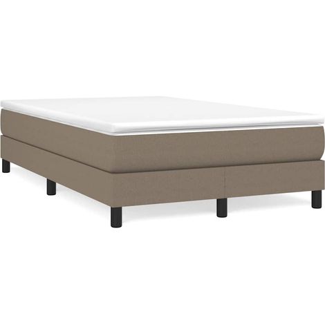 Maison Exclusive - Boxspringbettgestell Taupe 120x200 cm Stoff (1/5)
