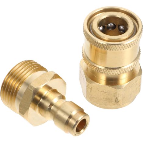Messing Schnellkupplung Set Druckreiniger Adapter Männlich