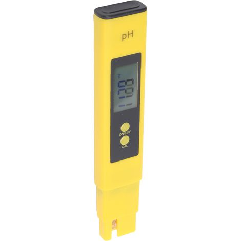 PH02S Testeur de pH haute définition à affichage numérique portable pour le contrôle de la qualité de l'eau