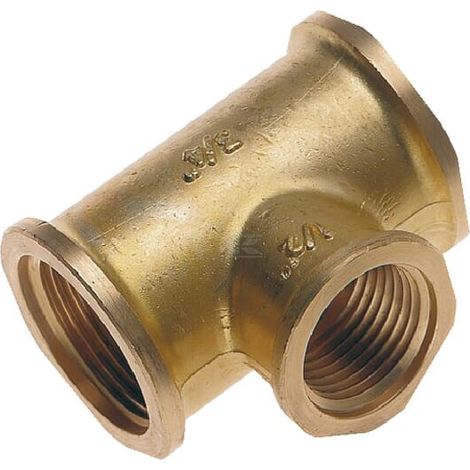 Messing T-Stück 3xIG 1/8" BONFIX 80120