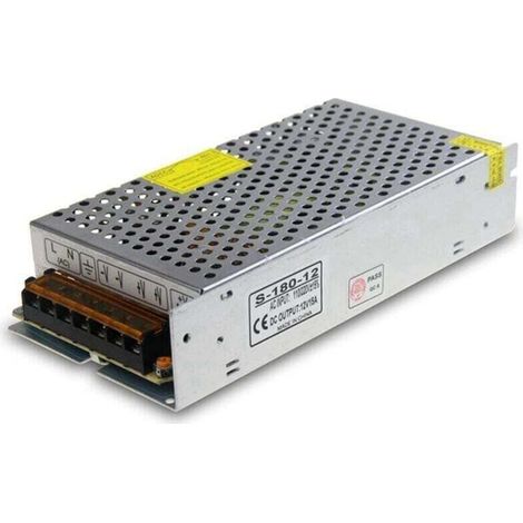 DC 12V 15A 180W Transformateur D'Alimentation Commutateur AC , XU,110V / 220V à 20Amp Commutation Adaptateur Convertisseur LED(15A) --Crezuo