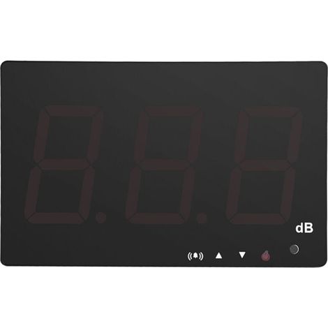 Sonomètre numérique Zoternen avec écran LCD de 9,6 pouces, alimenté par USB, 30-130 dB, testeur de bruit mural (1/4)