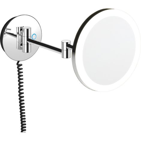 COSMIC Essentials miroir grossissant miroir maquillage chrome murale (LED)(X5)(4.5W 100-240V) (1/5)