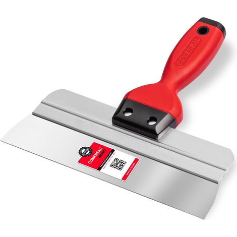 COMENSAL® Spatole per Stucco 250 mm - Frattazzo per Stucco - Spatole per facciate - Spatole in Acciaio Inox – Spatole in Acciaio Inossidabile - Spatola larga - Spatola facciata - Made in EU (1/4)