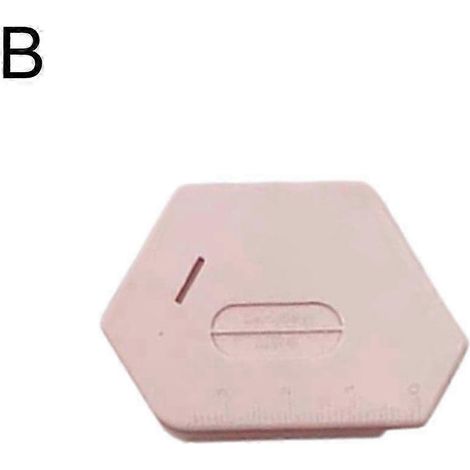 Guide de couture magnétique (rose) pour machine à coudre, guide de couture polygonal pour ourleur