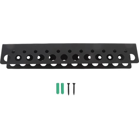 Porta cacciaviti da parete da 32 cm, organizer multifunzionale per pinze in acciaio al carbonio verniciato a polvere. (1/5)
