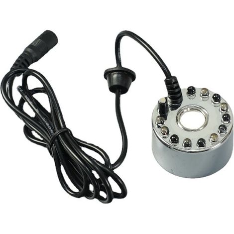Générateur de brouillard à ultrasons pour aquarium, humidificateur décoratif multicolore, brumisateur pour terrarium et bassin (1/5)