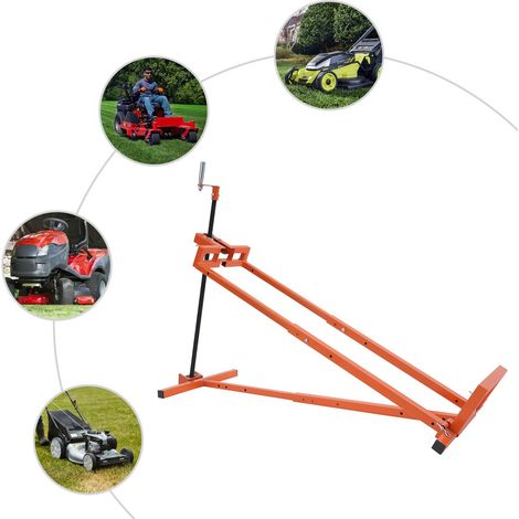 Plataforma elevadora de cilindro hidráulico para radio de giro cero, mantenimiento y reparación, capacidad de carga con barra de bloqueo para seguridad adicional (1/5)