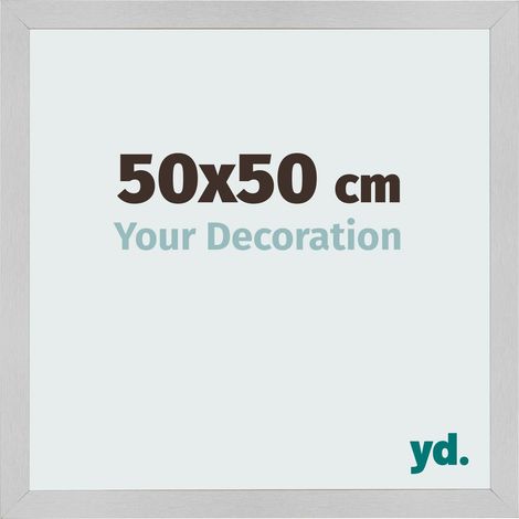 yd. - Cadre photo 50x50 - Acier Inoxydable - MDF - Bologna (1/5)