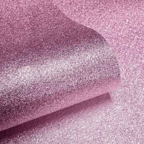 Pink Glitter Effect Wallpaper Shiny Sparkle Shimmer Heavyweight Vinyl Muriva (1/3)