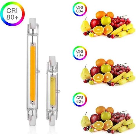 Ampoule LED R7s 30W à intensité variable, blanc chaud 3000K, 118 mm, éclairage linéaire (1/4)