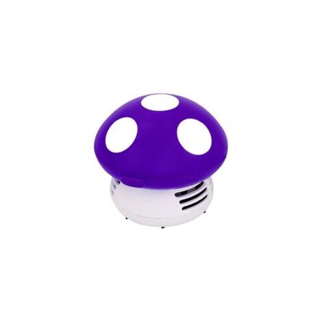 Mini aspirateur de table/bureau/à pousser/voiture (violet) - Crezuo (1/3)