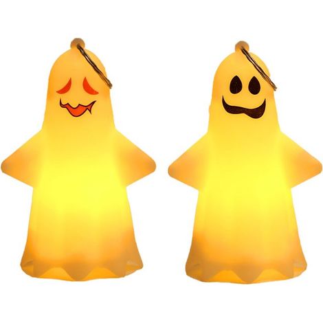 Lanterne fantôme portable et mignonne pour Halloween, décoration de bureau, pour faire des farces ou des friandises Label (1/4)