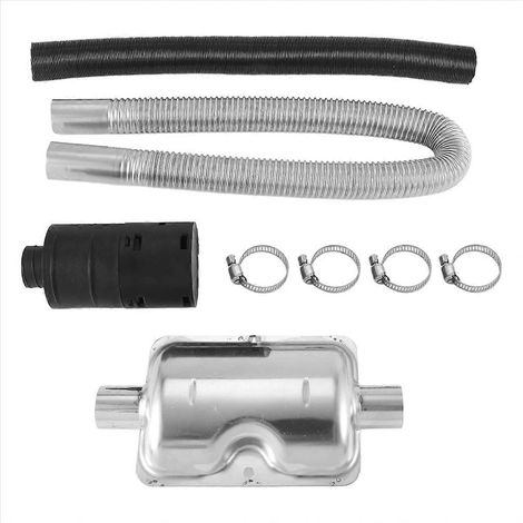 Accessoires universels pour voiture (lot de 8) : chauffage diesel à air, silencieux d'échappement 24 mm + filtre 25 mm. (1/5)