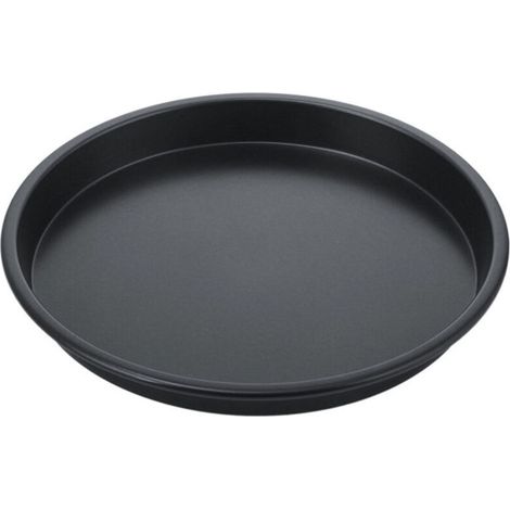 Plaque à pizza, plaque de cuisson antiadhésive en acier au carbone, plaque de cuisson pour micro-ondes, moule à tarte, plaque à biscuits, convient aux cuisines et aux restaurants.