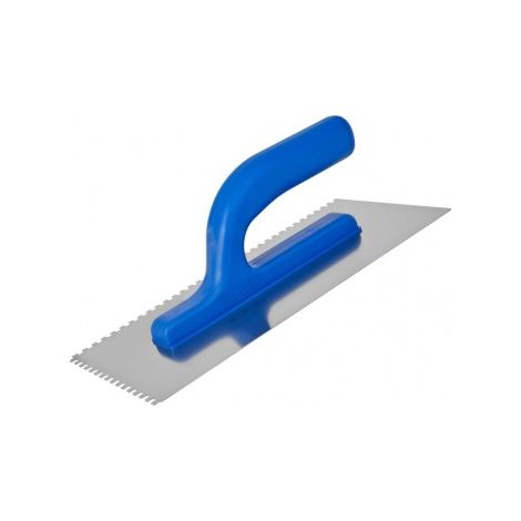 Kubala platoir denté en acier inoxydable 130x270mm 10x10mm