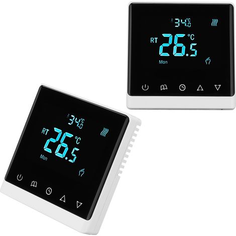 Thermostat à écran tactile AC220V avec affichage LCD, régulateur de température pour la maison (1/5)