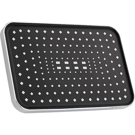Grande Pomme de Douche Carrée, 30CM Grand Pommeau de Douche Fixes, Tete de Douche Pluie Exterieur Haute Pression (1/5)