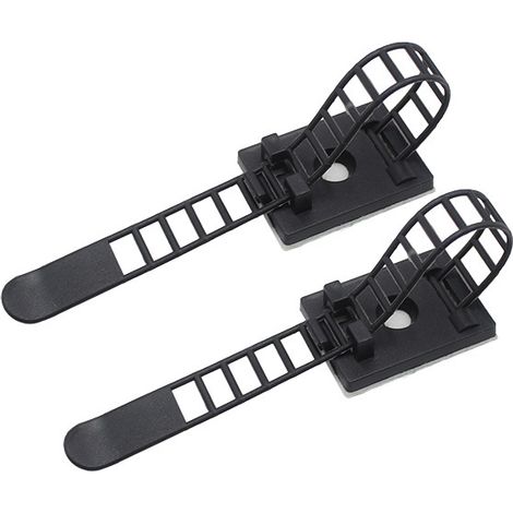 60 fascette per cavi, fascette per cavi, clip per cavi autoadesive, regolabili - AquaForge (1/5)