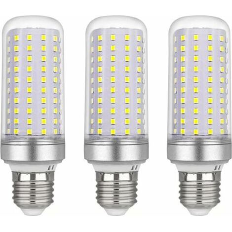 E27 Corn LED Bulb 30W, AC175-265V, Cool White 6000K 2500LM, Non-Dimmable, 300W Halogen Bulb Equivalent, LED Corn Bulb for Chandeliers, Ceiling Lights, Table Lamps and Floor Lamps, Pack of 3 (1/4)