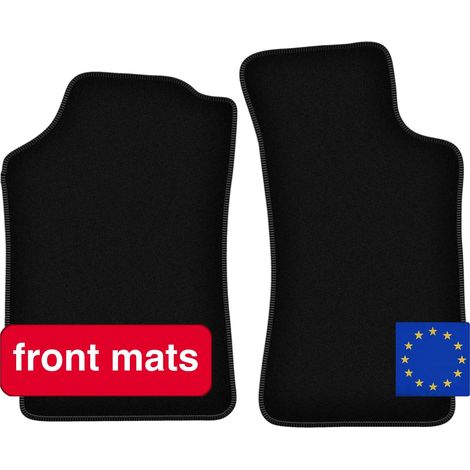 Tapis de sol avant, fibre synthétique, conçu pour Skoda Felicia (1994-2001), design léger, fixations standard, protection de sol de base (1/5)