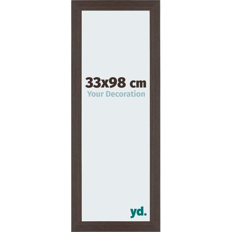 yd. - Cadre photo 33x98 - Chene Fonce - MDF - Mura