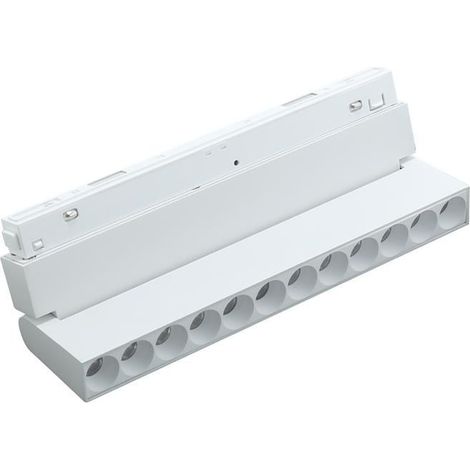 IluminaShop - Foco LED Blanco para Carril Magnetico 12W Magne Chip Osram 48V Monofasico CRI 90 UGR 17 Serie Even  Blanco Calido 3000K (1/3)