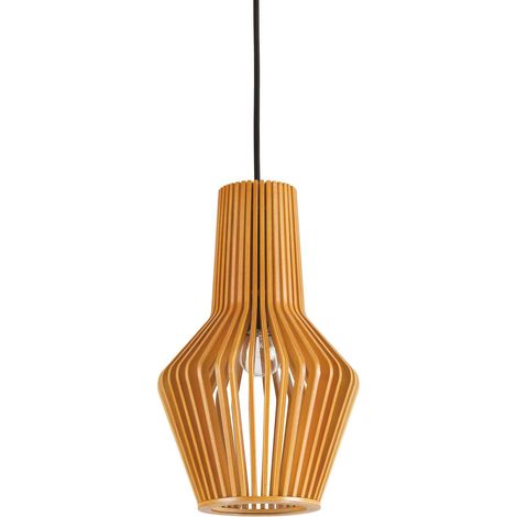 AGRUMES - 1 SP1, Suspension en Bois, Ideal Lux