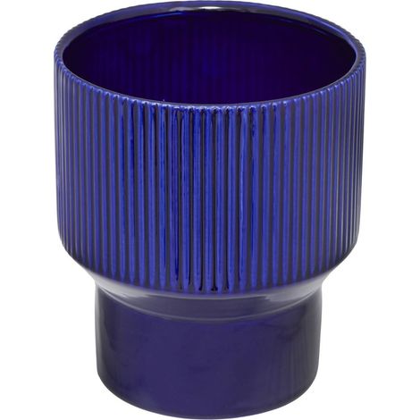 Blumentopf Nippo, Höhe 19 cm - Blau (1/4)