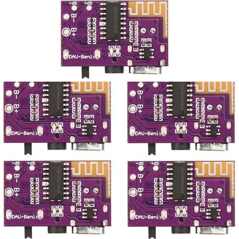 Amplificador de audio mono DC3.5V-5V 5W, placa decodificadora, compatible con interfaz TWS tipo C, kit de componentes electrónicos