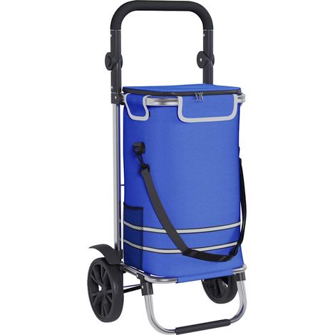 Shopping Trolley Blue 36.5 x 46.5 x 100.5 cm Oxford fabric vidaXL (1/5)