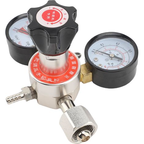 Détendeur pression CO2 bière alliage 160PSI – 230PSI fût brasseries bars restaurants 7/16-20UNF, précision (1/5)
