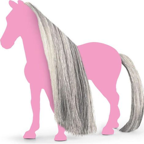 Caballos hermosos - Pelo de caballo gris (1/4)