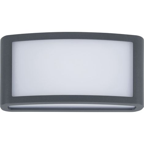 FORLIGHT Zenitha Aplique Exterior Negro con led Blanco cálido 3000K