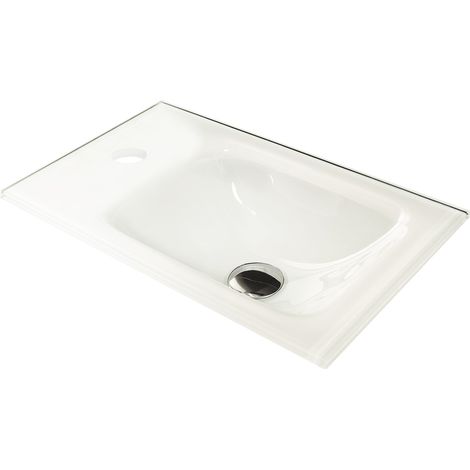 FACKELMANN Gäste-WC Glasbecken weiß (1/5)