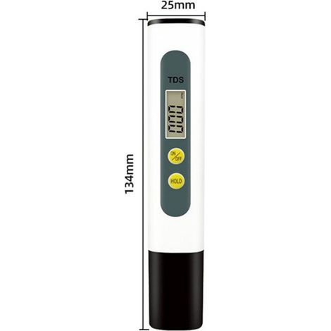 Testeur D Eau Tds - Compteur Numerique Ppm 0 A 9990 - Pour Eau Potable Puits Aquariums Et Systemes De Filtration - 2 Unites (1/5)