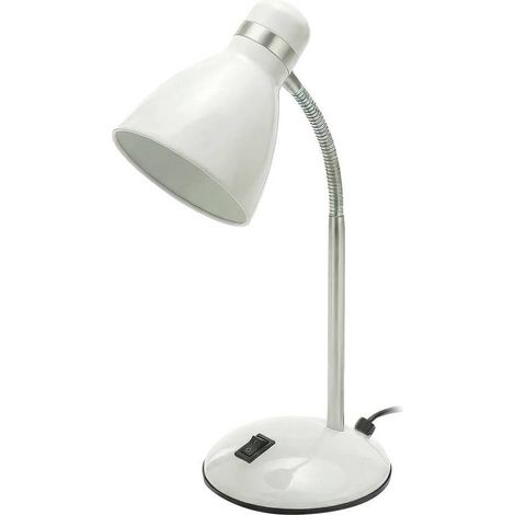 LAMPADA DA TAVOLO 'BAKER' E27 - 7 W - bianca