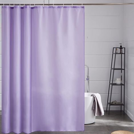 Duschvorhang 180x210cm Lila, wasserabweisend, schimmelresistent, Polyester (1/5)
