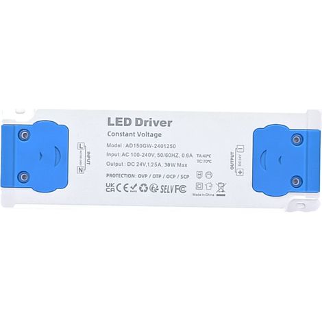 Transformateur LED Entrée 220-240V, Sortie DC 12V 3A 36W, convertisseur 220V 12V, Ampoule LED Driver Convertisseur Conducteur Alimentation