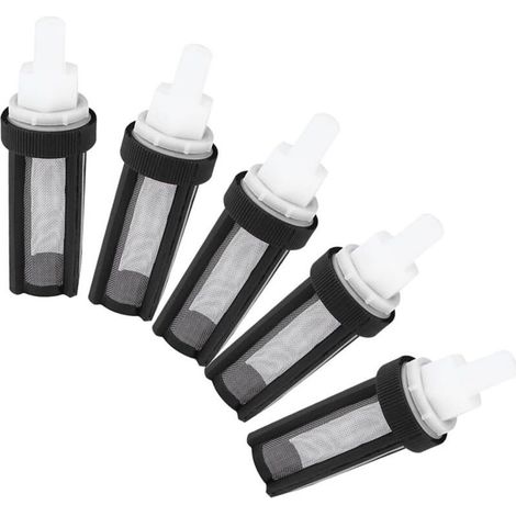 Filtre pour Pompe Submersible Lot de 5 Crépines en Acier Inoxydable Tamis 9 MM Adaptées à Micro-Pompe et Filtration Bassin (1/5)
