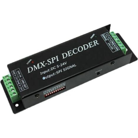 DMX200 SPI-Signal-LED-Controller für 2811 LED-Streifen, DC 5 V 12/24 V (1/5)