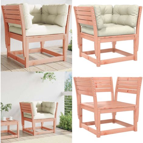 Canapé de jardin accoudoirs avec coussins bois massif douglas - Canapé De Jardin - Mobilier De Jardin - Salon De Jardin - Canapé Extérieur - Chaise Longue - Home & Living (1/5)