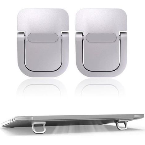 2 Pièces Support Laptop Pliable Invisible Élévation Clavier Portable Bureau (1/5)