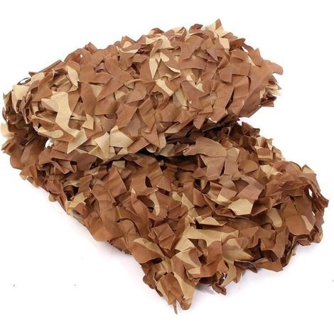 Filet de Camouflage militaire Woodlands feuille 3 m X 4 m (Camouflage pour chasse/Camping) (1/3)