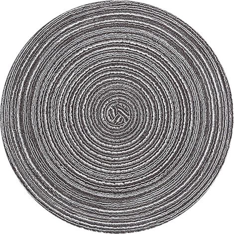 Set de table en coton tissé, style japonais, résistant à la chaleur, antidérapant et polyvalent. (1/5)